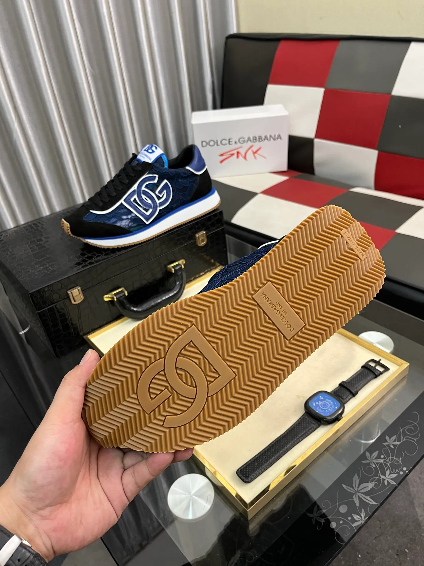 Men's men's shoes 💰438⌚️⌚️【DG～】couple casual shoes 2025z cabinet sales simultaneously 🔶Size: 36-46 #️⃣ 🔷1 color🔜The upper is made of multi-material splicing➕Mesh lining, comfortable and breathable, sole: original comfortable and wear-resistant outsole, ⚠️real thing📱photographed🎬real thing is better📢📢📢
